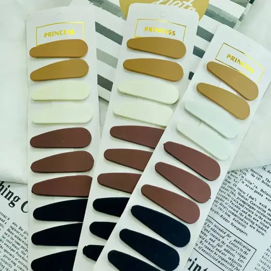 گیره مو تق تقی شمعی کارت 10عددی