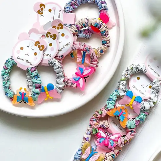 کش مو فانتزی پروانه‌ای و کارتونی – کارت 10 عددی