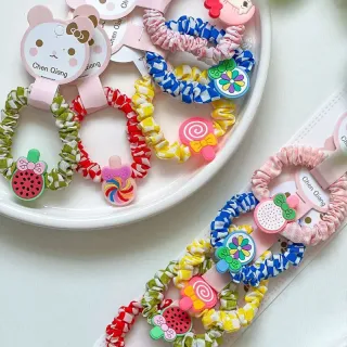 کش مو فانتزی با تزیین میوه‌ای و کارتونی – کارت 10 عددی