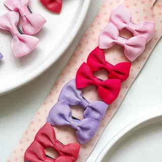 گیره مو رنگی پاپیونی بسته 20 عددی 02