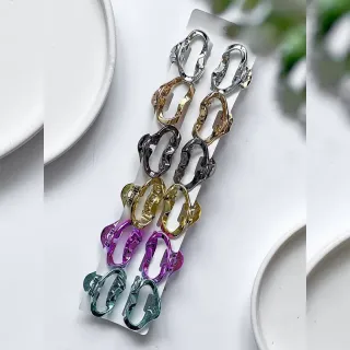 کلیپس مو سایز کوچک بسته 12 عددی رنگی