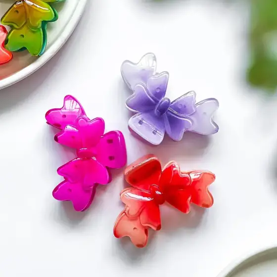 کلیپس مو ساده شفاف بسته 12 عددی (جین 12 عددی)