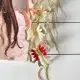 کلیپس فلزی طرح پروانه زنجیردار نگین‌کاری شده