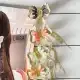 کلیپس فلزی طرح پروانه زنجیردار نگین‌کاری شده