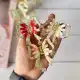 کلیپس فلزی طرح پروانه زنجیردار نگین‌کاری شده