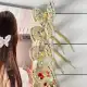 کلیپس فلزی طرح پروانه کریستالی زنجیردار2