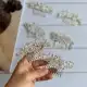 شانه فلزی نگین‌دار – مدل مجلسی و شینیونی