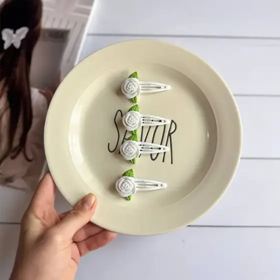 تقتقی کارتی گل رز سفید