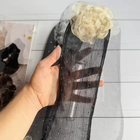 باندفر گل‌دار فانتزی طرح میکس