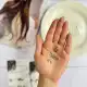 حلقه مو فلزی مخصوص بافت طرح میکس فانتزی