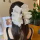 کلیپس پلاستیکی حجیم پارچه‌ای مرواریدی طرح میکس