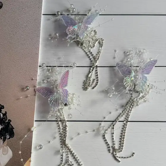 گیره انبری رنگی فانتزی – طرح میکس2