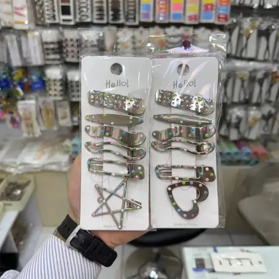 گیره انبری فلزی رنگی – کد 1033
