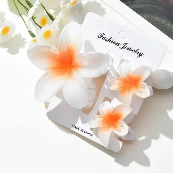 پک کلیپس مو پلومریا سه‌تایی – جین 12 پک