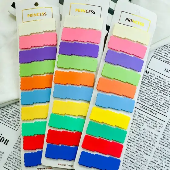 گیره مو تق تقی شمعی کارت 10عددی