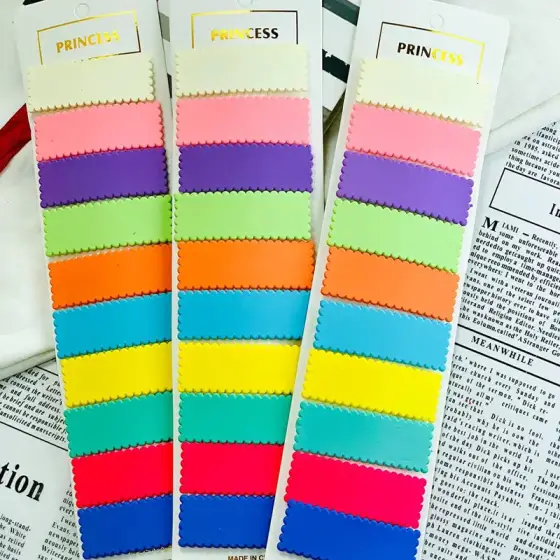 گیره مو تق تقی شمعی کارت 10عددی