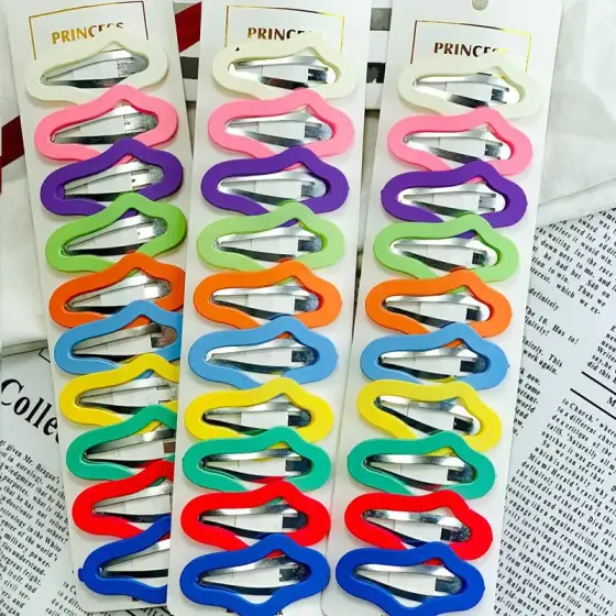 گیره مو تق تقی شمعی کارت 10عددی