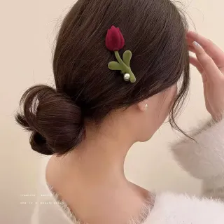 گیره انبری رنگی گل لاله – کد 1175