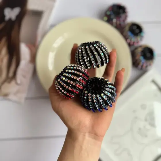چنگکی بزرگ نگین‌دار رنگی – کد 1240