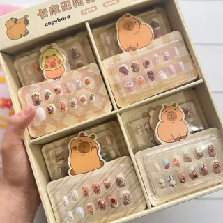 ناخن فانتزی کاراکتری کاپی‌بارا میکس – کد 1278