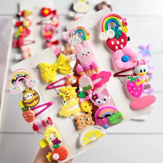 گیره انبری رنگی کارتونی فانتزی – کد 1326