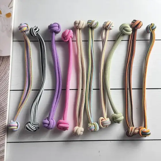 کش مو گره‌ای رنگی فانتزی – کد 1327